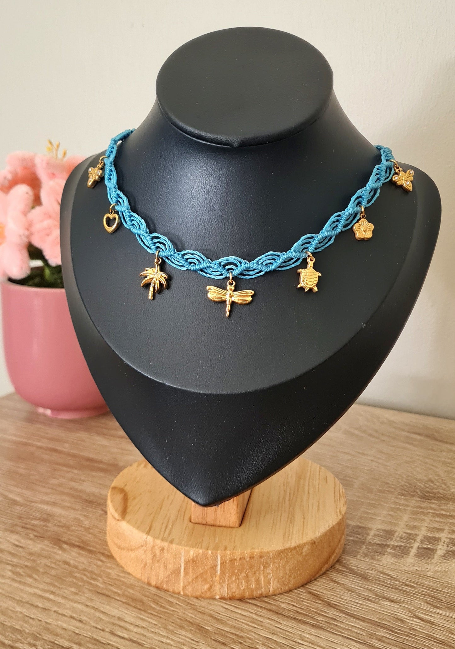 Collier breloques personnalisable