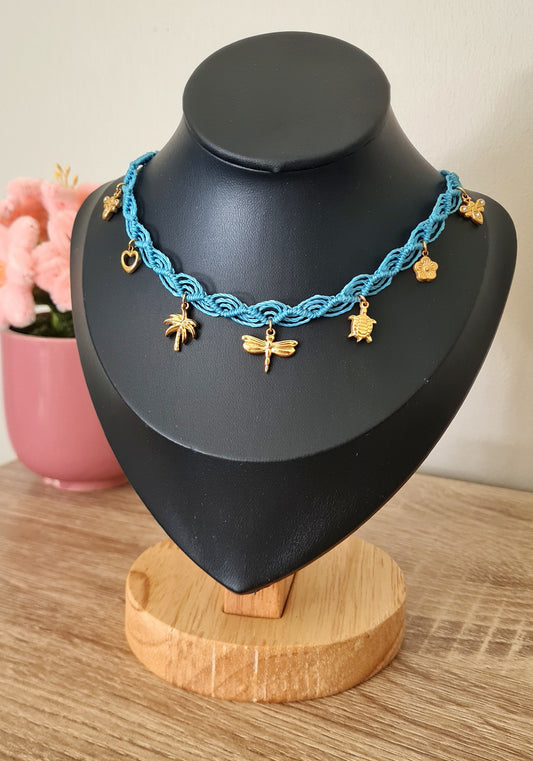 Collier breloques personnalisable