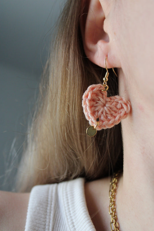 Boucles d'oreille en crochet ( différents modèle)